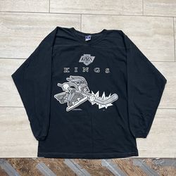 Vintage 1994 NHL LA Kings x Bugs Bunny Single Stitch Long Sleeve!