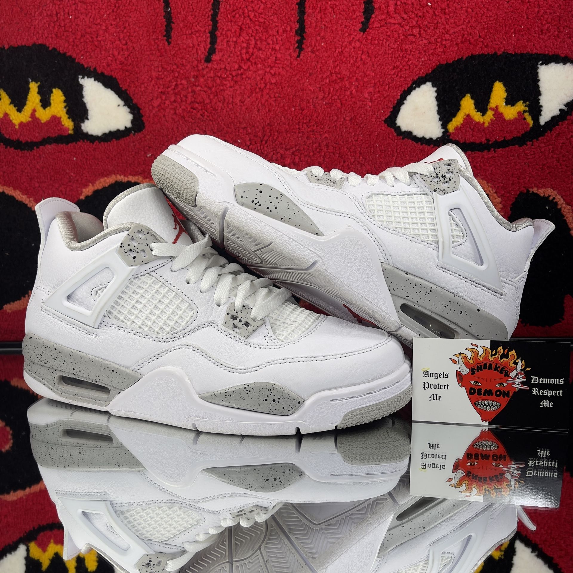 Air Jordan 4 Retro White Oreo (2021) (GS) Size: 6.5Y | 8 Women 