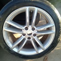 19" OEM Tesla Model S Wheels And Tires 