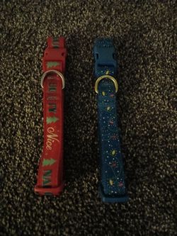 New Medium christmas dog collars $5 each