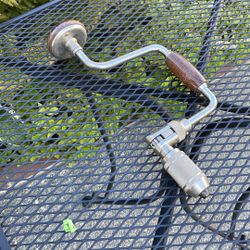Stanley Wood Handle Hand Drill