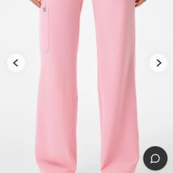Figs Fight Club Pink Pants - L Tall