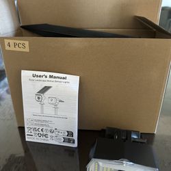 Solar landscape Motion sensor lights