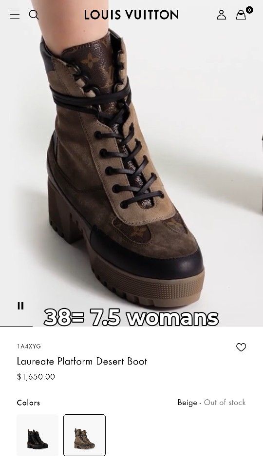 Louis Vuitton Laureate Platform
Desert Boot