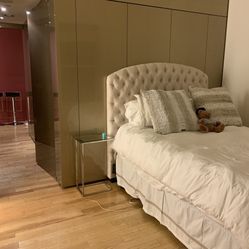 Headboard And Queen Box spring 