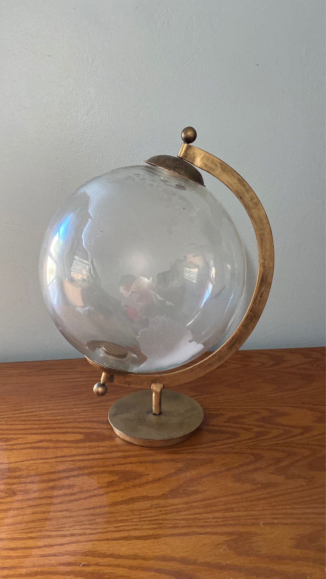 World Market Glass Crystal Globe