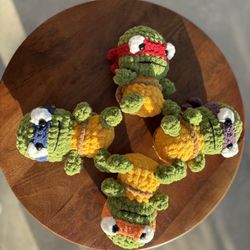 Teenage Mutant Ninja Turtles 🐢 Handmade 🧶 Crochet 🧶 Plushies 