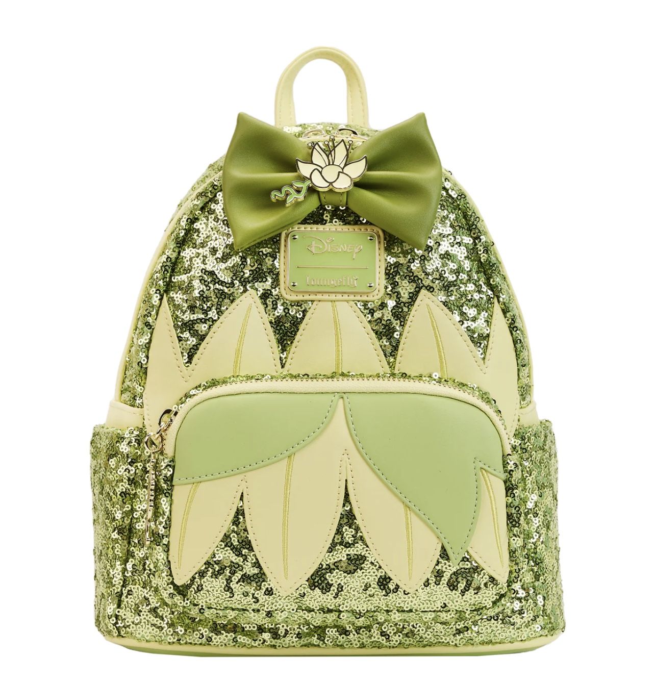 Loungefly Princess Tiana Sequin Mini Backpack NWT