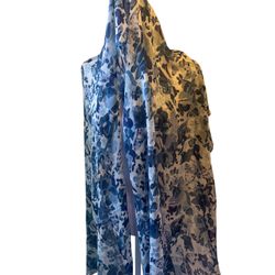 Polo Ralph Lauren Large Viscous FloralPrint Eyelash FringeScarf