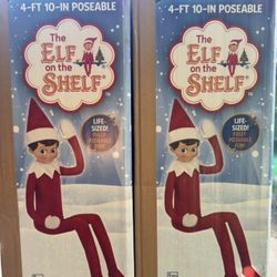 5 FT POSEABLE ELF ON THE SHELF INDOOR/ OUTDOOR CHRISTMAS DECOR GIANT ELF!