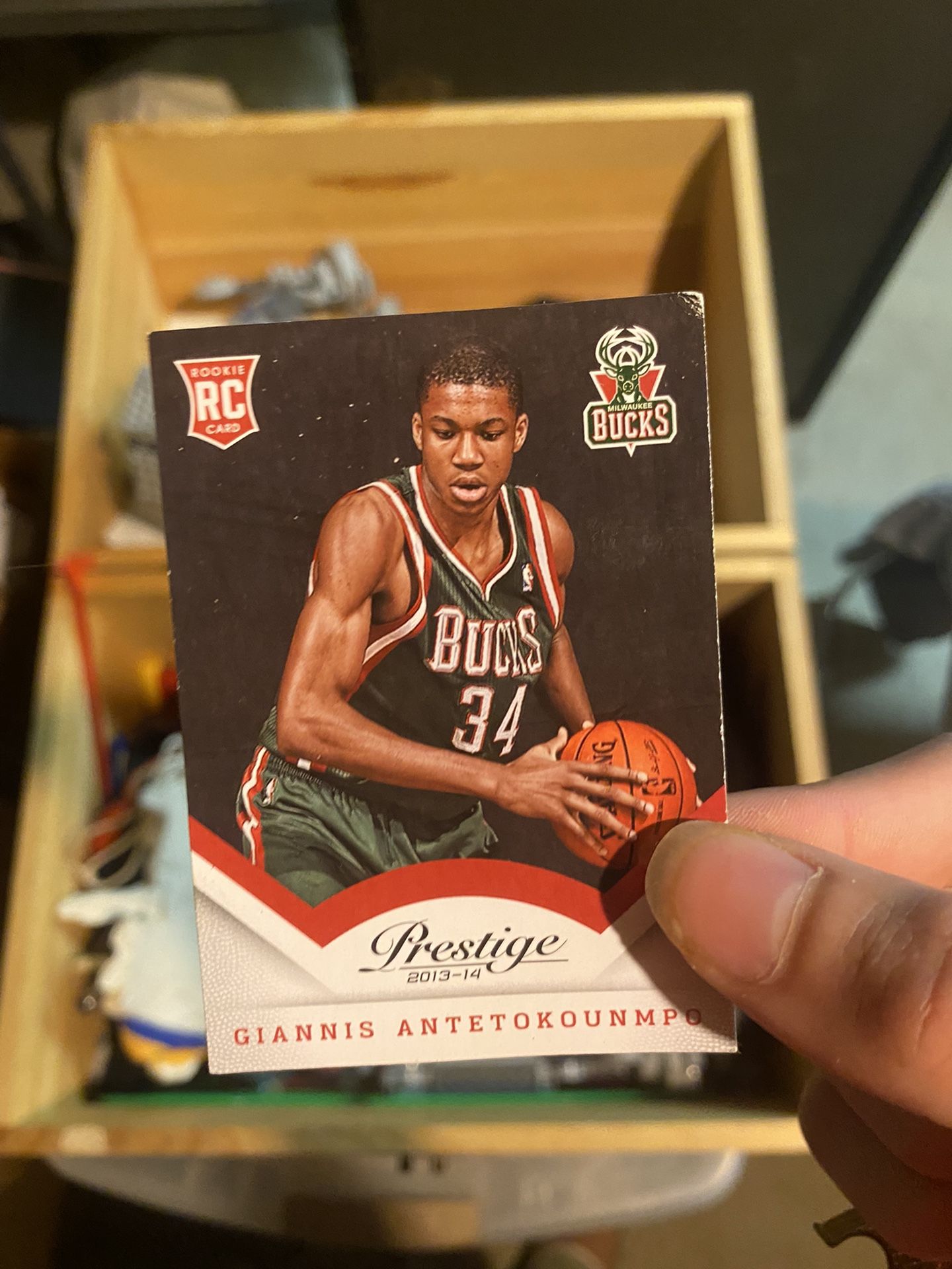 Giannis Antetokounmpo Rookie Playing Card