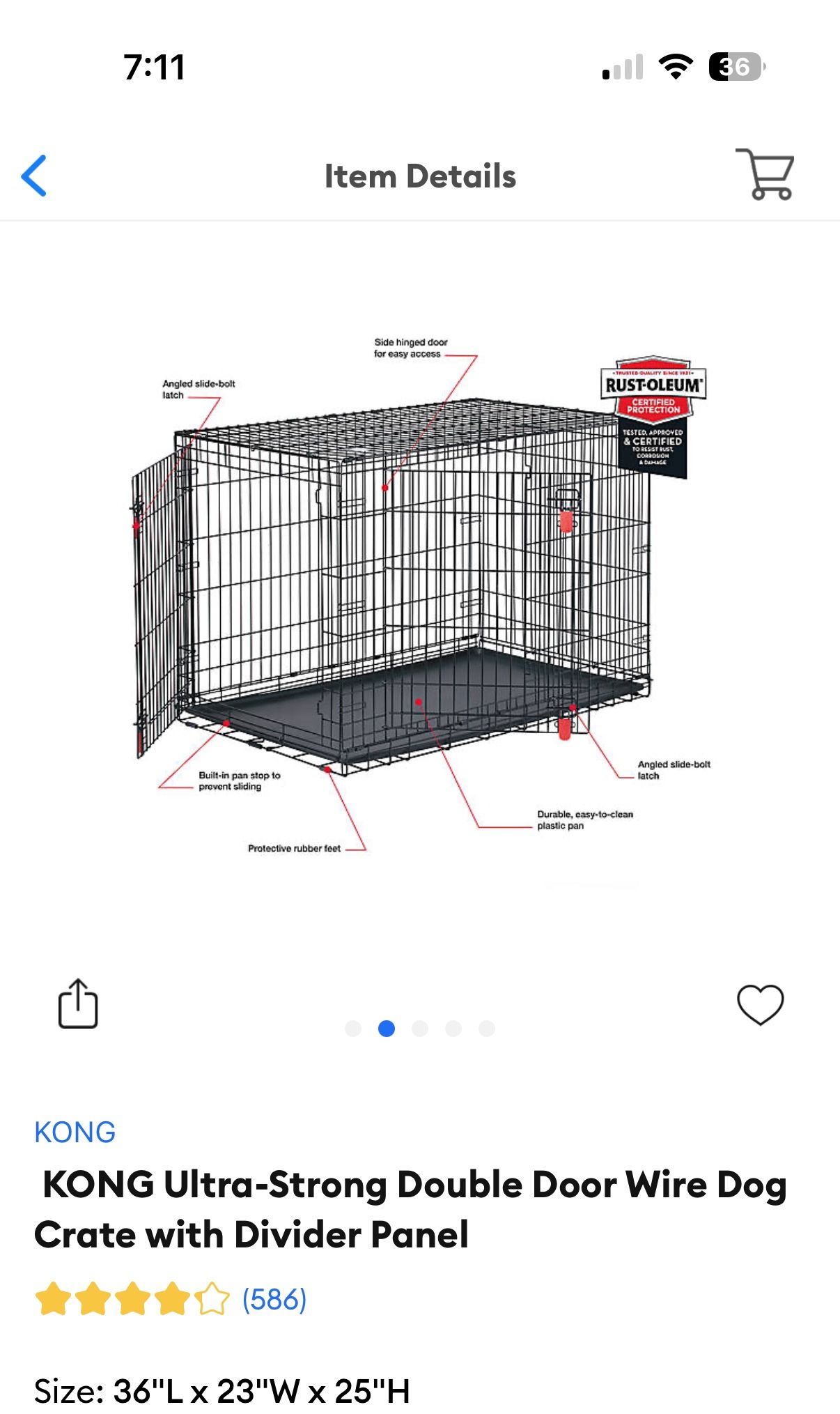 Kong Medium Dog Crate