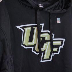 UCF central florida Knights Fleece Pullover Hoodie sweatshirt Black ncaa college mens XL