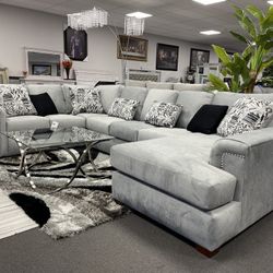 American Made 🇺🇸 Sofa Sectional Any Color Fabric 