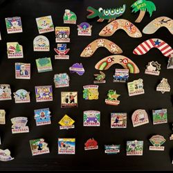 Outback Steakhouse Pin Collection Lot Of 57