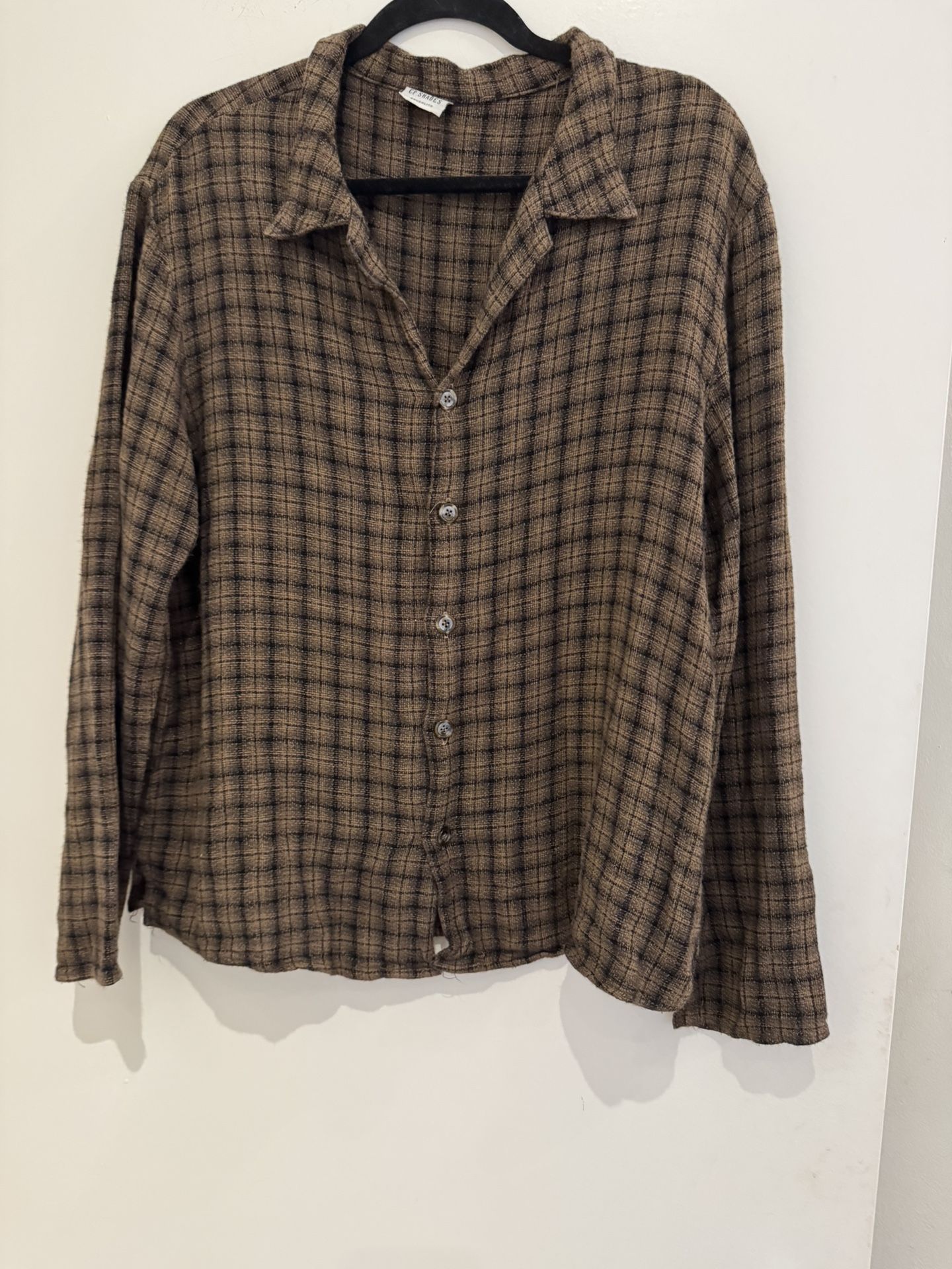 CP Shades Sausalito size M Plaid Shirt. Retail $240