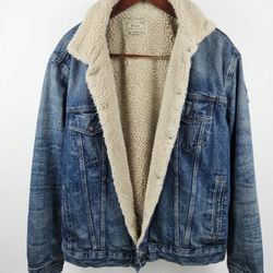 Polo Ralph Lauren Fleece-Lined Trucker Jacket Size XL 