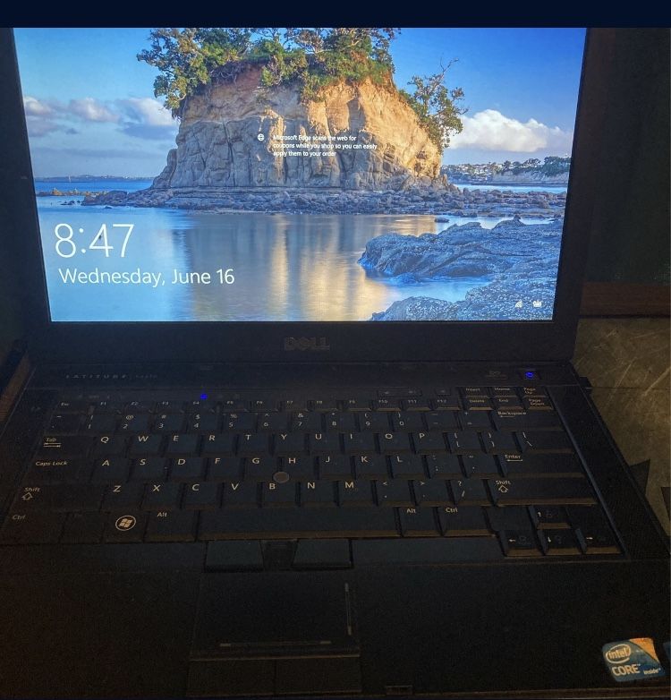 Used Dell Laptop (Win10pro) 120hd