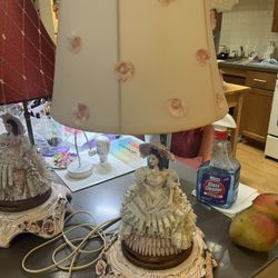 Antique Victorian Style Lamp 