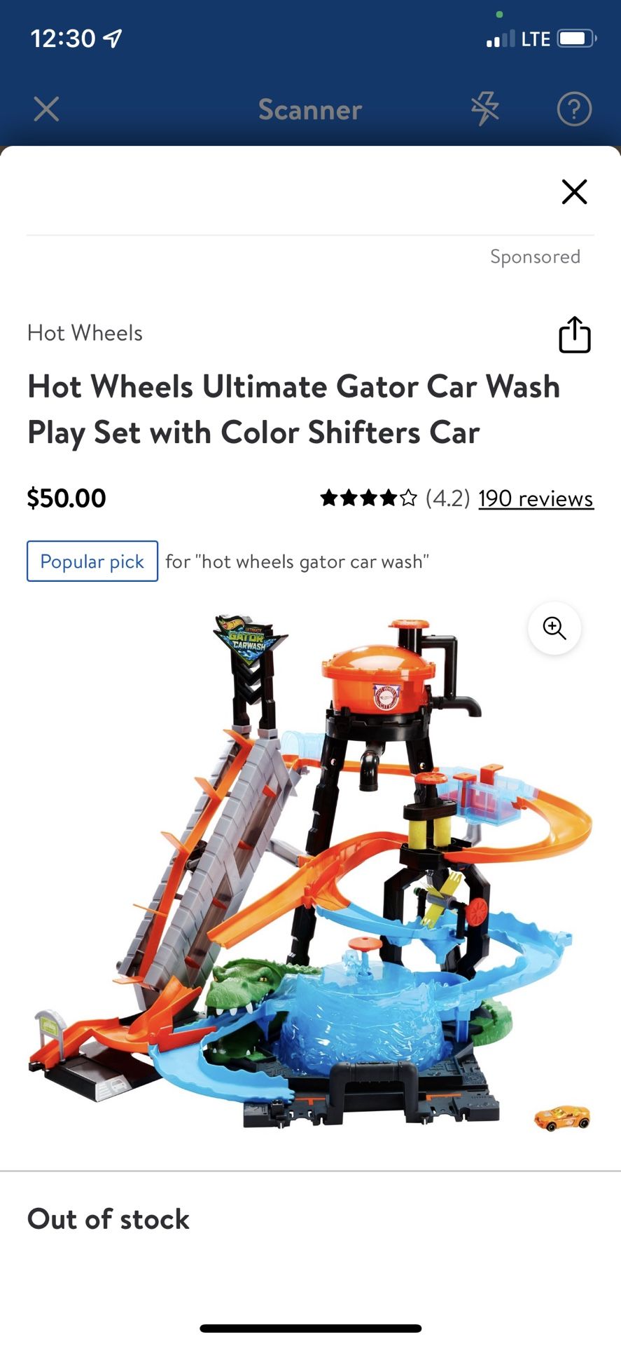 Hot Wheels Ultimate Gator Car Wash