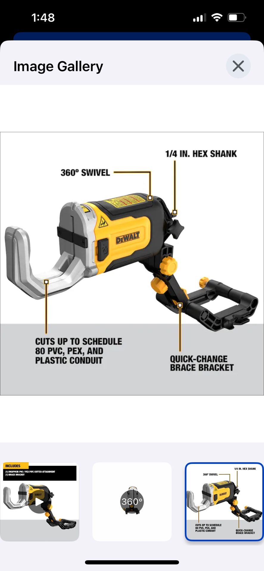 Pipe Cutter PVC Or Pex