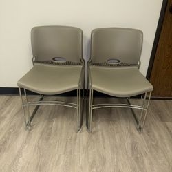 4 Office Chairs 