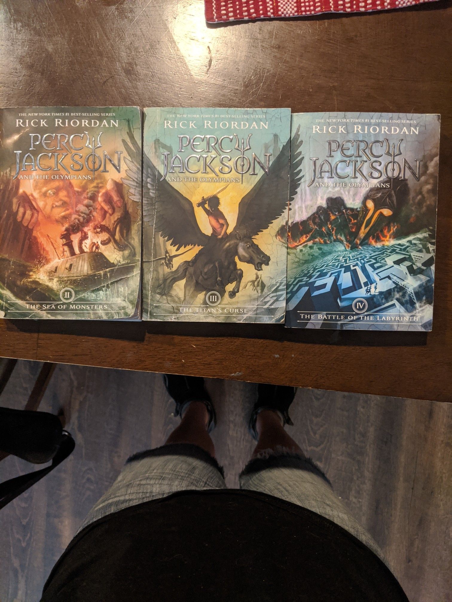 3 Percy Jackson Books