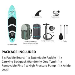 Mint Green Stand Up Paddle Board [New]