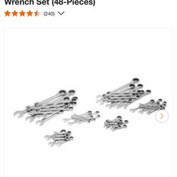 Husky Ratcheting and Stubby Ratcheting Wrench Set (48-Pieces)