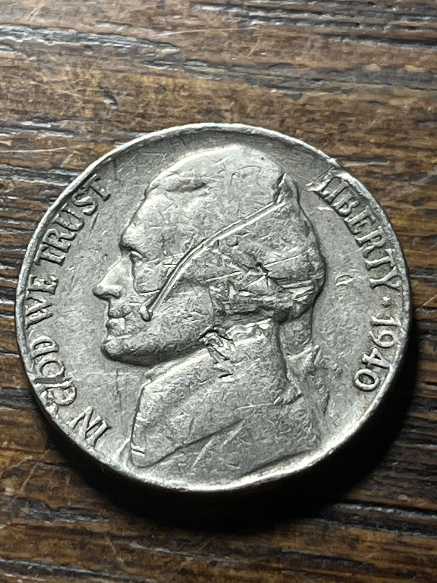 1940 Nickel