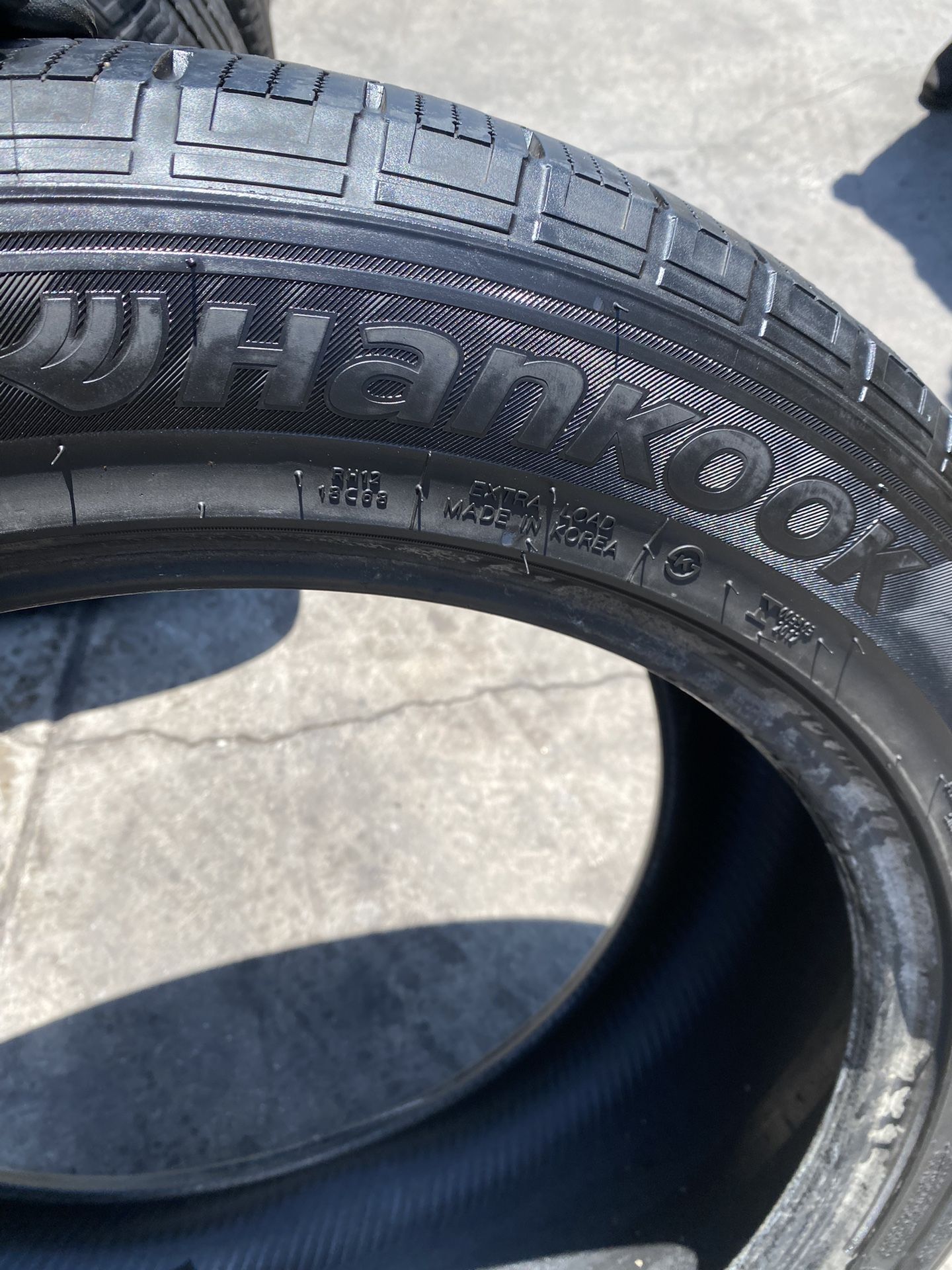 285 45 22 Hankook Tires 4 for Sale in Midway City, CA OfferUp
