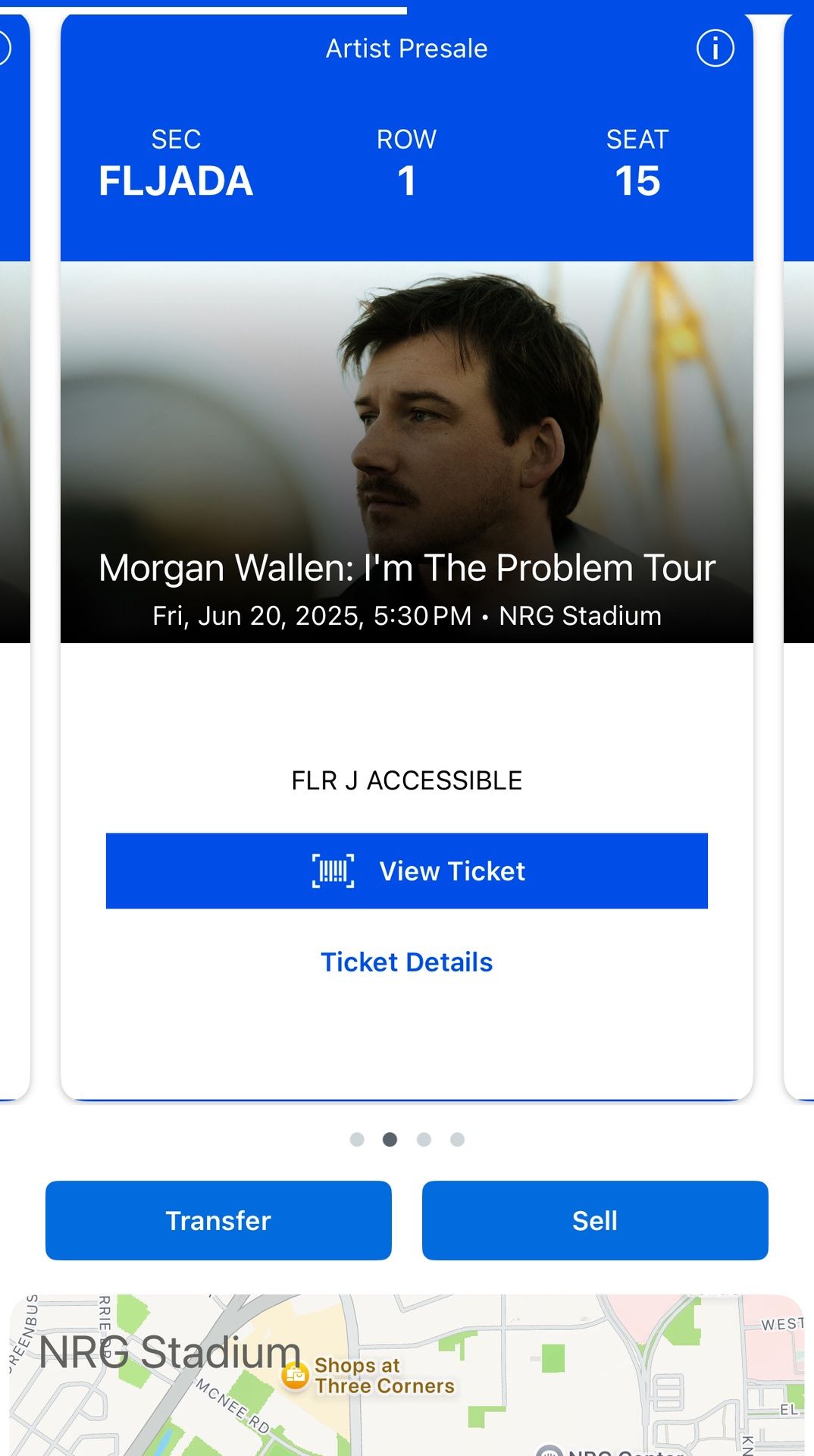 Morgan Wallen Floor Seats 
