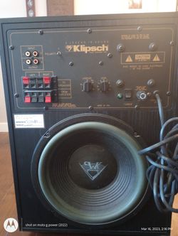 Klipsch sw8 hotsell
