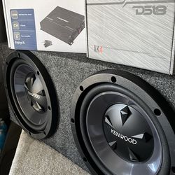 New  Kenwood 12” dual subwoofers 🔊.package