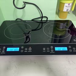 Duxtop Portable Induction Cooktop with LCD Sensor Touch - Black