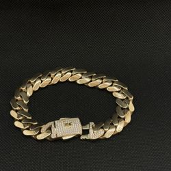 14K Cuban Link Bracelet