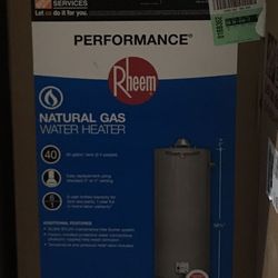 Rheem  40 Gallon Gas Hot Water Tank