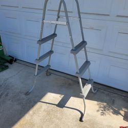 3 step pool ladder!