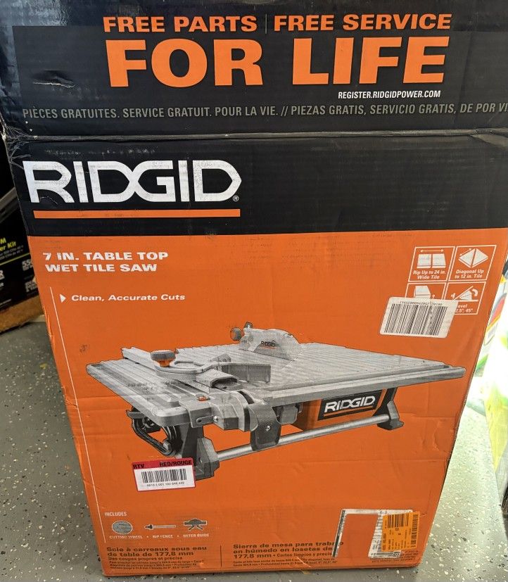 Ridgid Wet Tile Saw