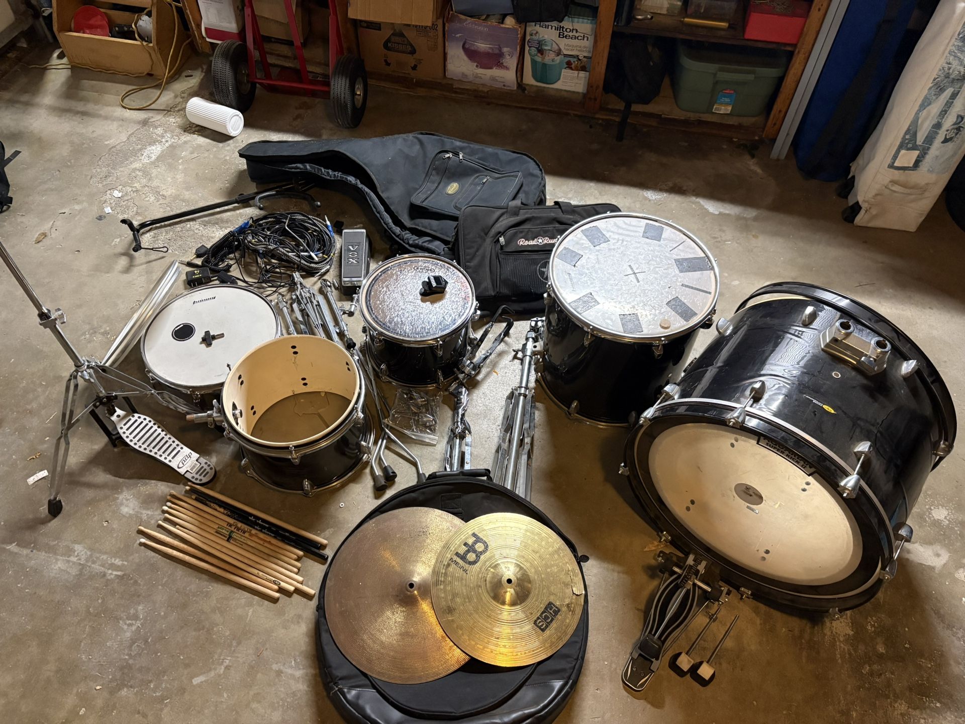 Complete Drum Set w/ Hardware, Cymbals & Extras $175 OBO