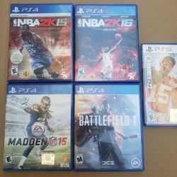 PS4 - 5 Game's  - Playstation 