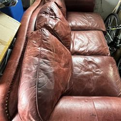 Giant Leather Couch