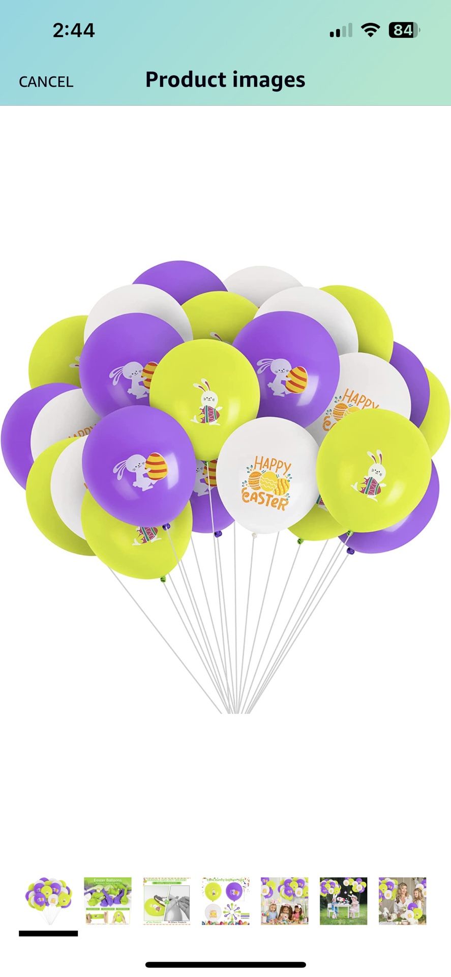 Easter Balloons New 30 Pieces