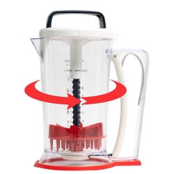 Batter Dispenser and Mixer-Essential 3-in-1 tool for measuring, dispensing and m