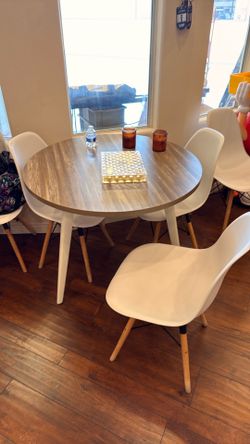 Table and chairs