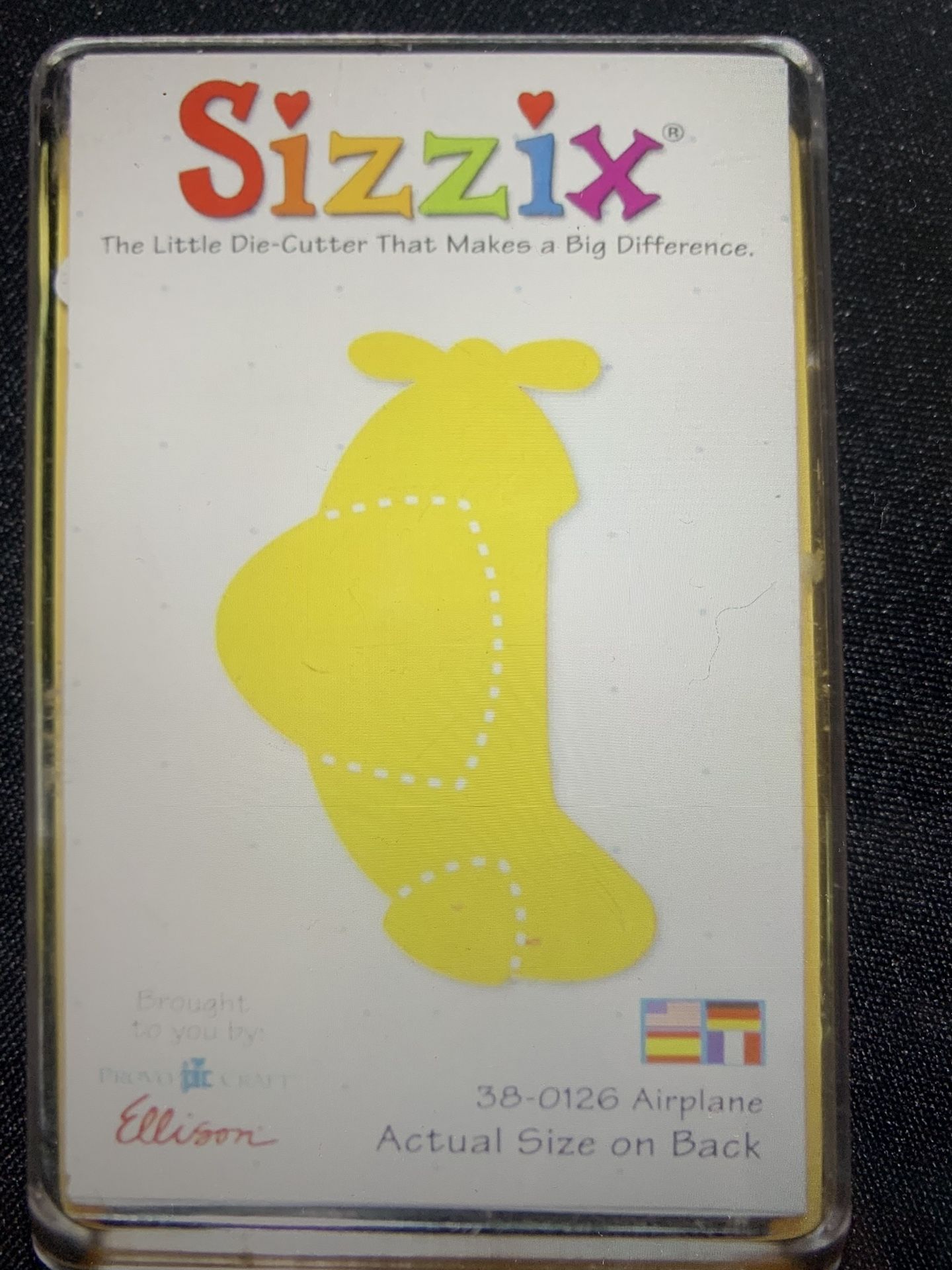 Sizzix, Airplane, Medium Die