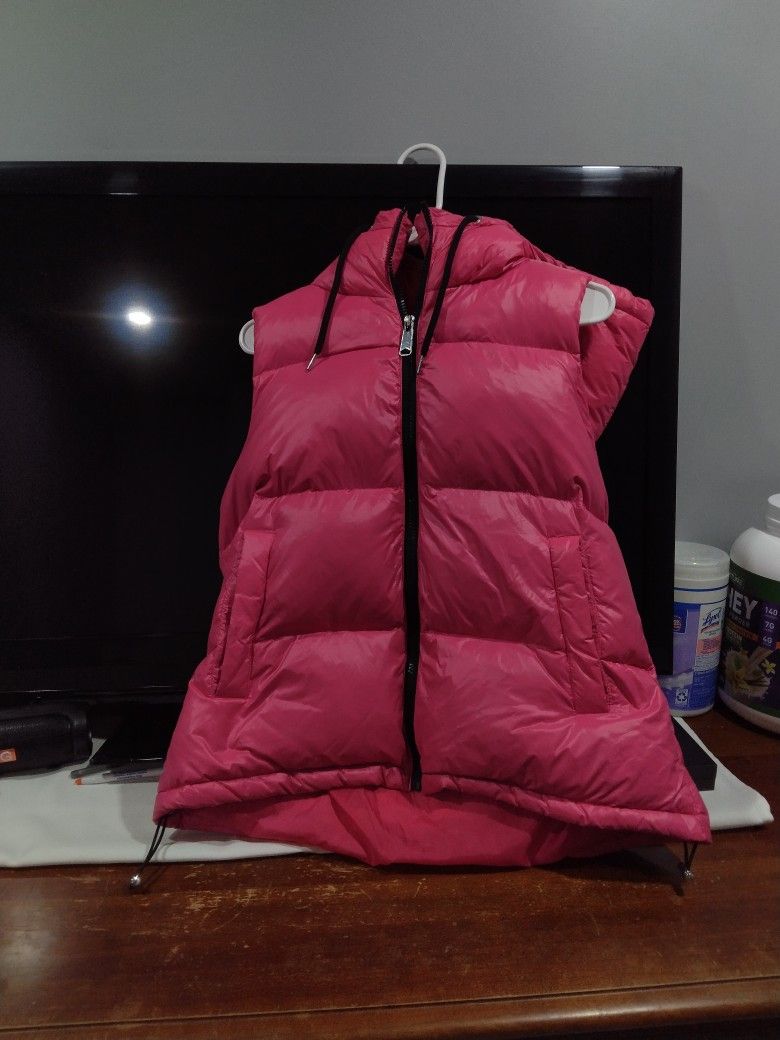 Pink Puffer Vest