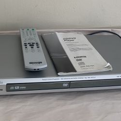 Sony DVP-NS75H HDMI DVD/CD Player 1080i Upscaling w/ Remote & Manual Tested