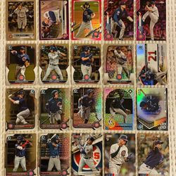 Chicago Cubs 40 Card Baseball Lot! Rookies, Prospects, Refractors, Prizms, Autographs, Short Prints, Variations & More!