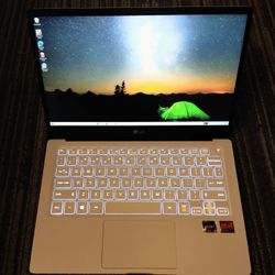 2022 LG 13" Slim Laptop AMD 6x Core Ryzen 5-4500U 8 GB Ram 256 GB SSD 1080P LCD Webcam HDMI 14 Hour Battery Windows 10 